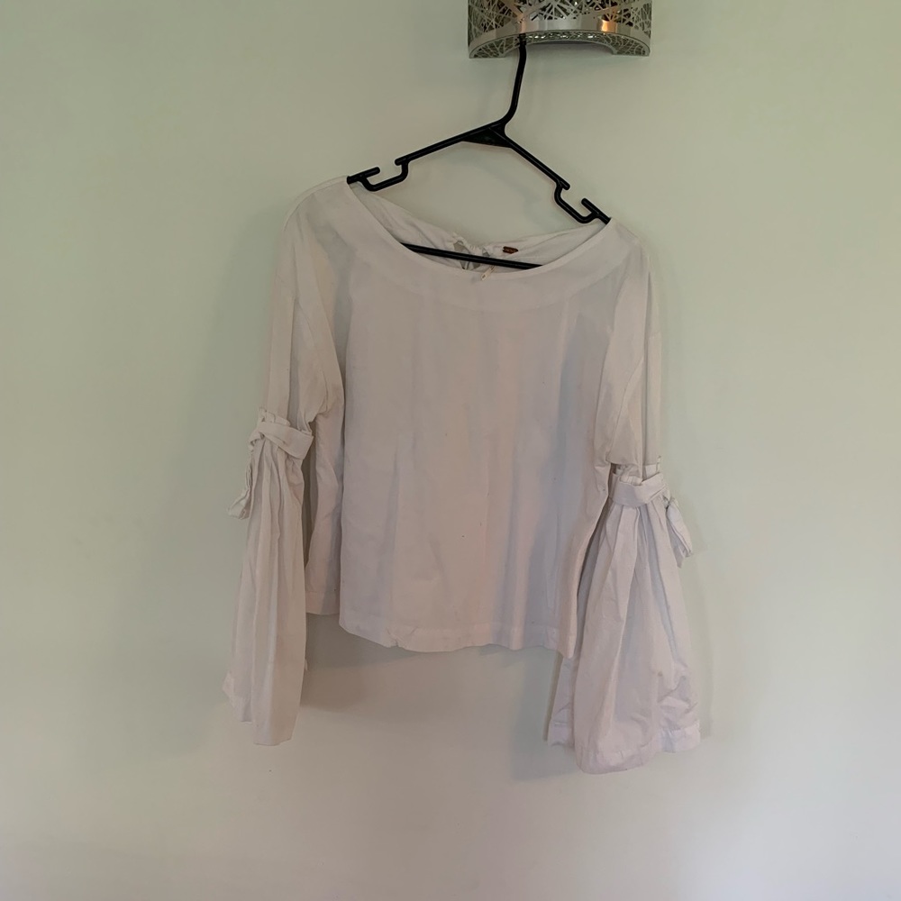Free people white smock shirt
